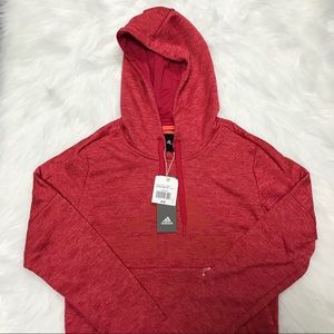 adidas Team Issue Fleece Pullover Logo Hoodie